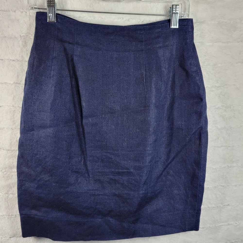 SK&Company Linen Women's skirt 6 - Picture 5 of 7